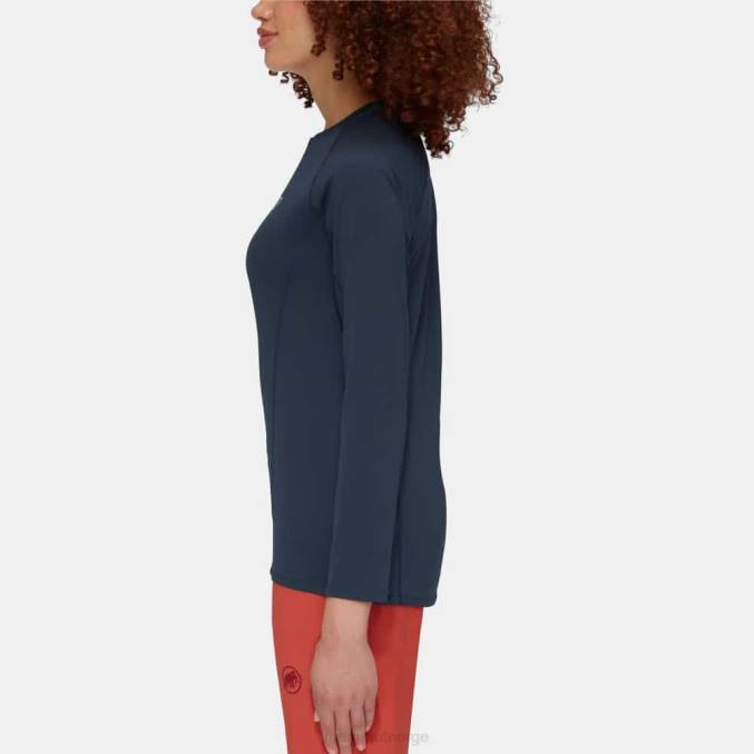 Mammut klær kvinner selun fl longsleeve logo marine 8L8B868