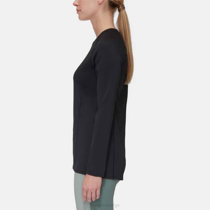Mammut klær kvinner selun fl longsleeve logo svart 8L8B142