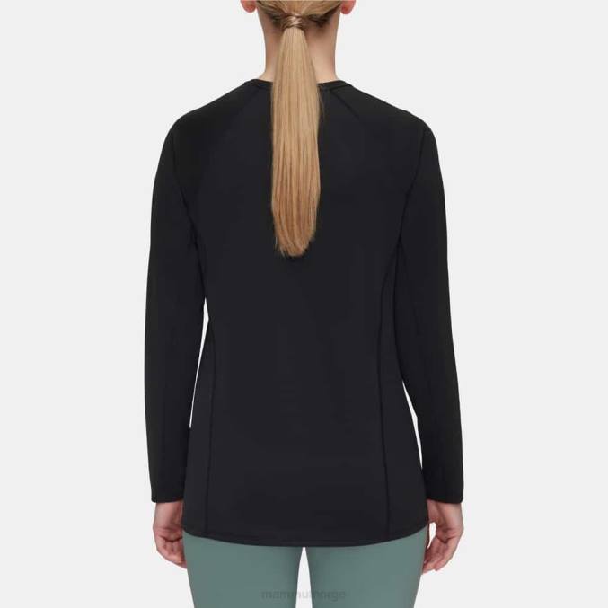 Mammut klær kvinner selun fl longsleeve logo svart 8L8B142