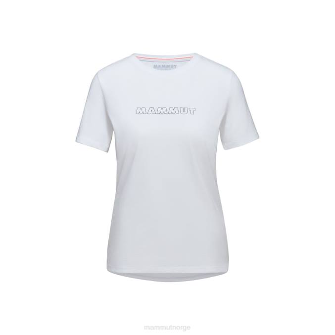 Mammut klær kvinner core t-skjorte logo hvit 8L8B1039