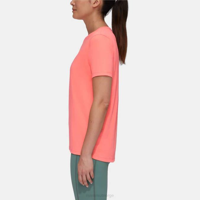 Mammut klær kvinner core t-skjorte logo laks 8L8B1040