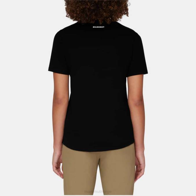 Mammut klær kvinner core t-skjorte logo svart 8L8B215
