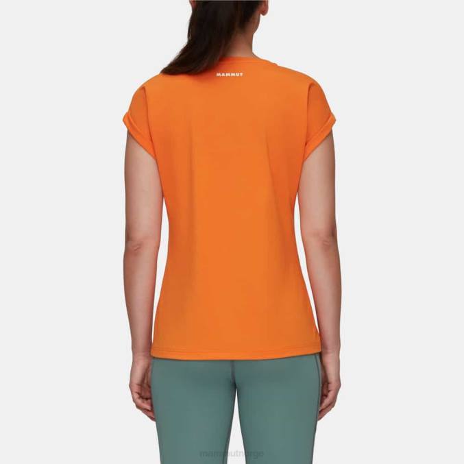 Mammut klær kvinner fjell t-skjorte eiger mørk mandarin 8L8B893