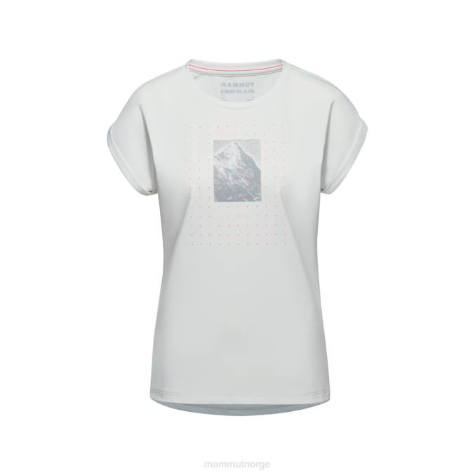 Mammut klær kvinner fjell t-skjorte eiger off white 8L8B892