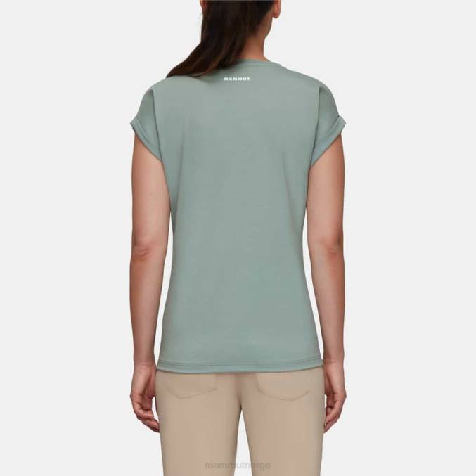 Mammut klær kvinner fjell t-skjorte fujiyama jade 8L8B1109