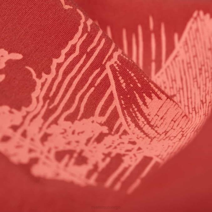 Mammut klær kvinner fjell t-skjorte fujiyama terrakotta 8L8B259