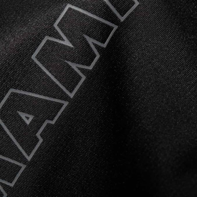 Mammut klær kvinner selun fl t-skjorte logo svart 8L8B149