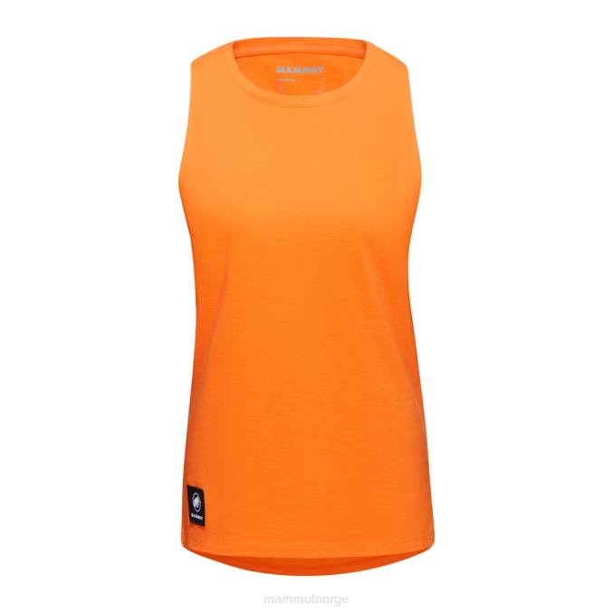 Mammut klær kvinner massone tank top lapp mørk mandarin 8L8B154