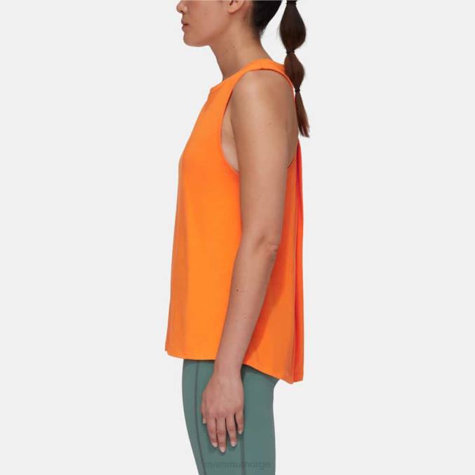 Mammut klær kvinner massone tank top lapp mørk mandarin 8L8B154