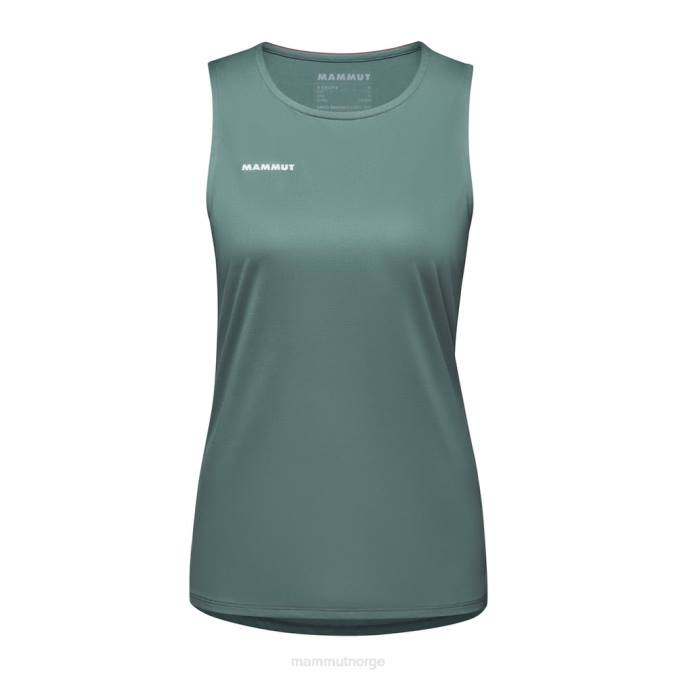Mammut klær kvinner selun fl tank topp mørk jade 8L8B806