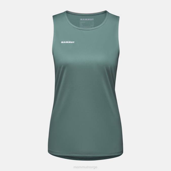 Mammut klær kvinner selun fl tank topp mørk jade 8L8B806