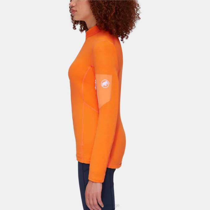 Mammut klær kvinner aenergy light ml halv glidelås trekk mandarin 8L8B934