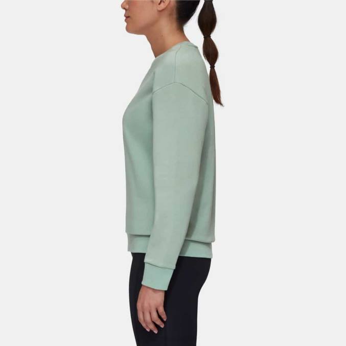 Mammut klær kvinner core ml logo med rund hals jade 8L8B213