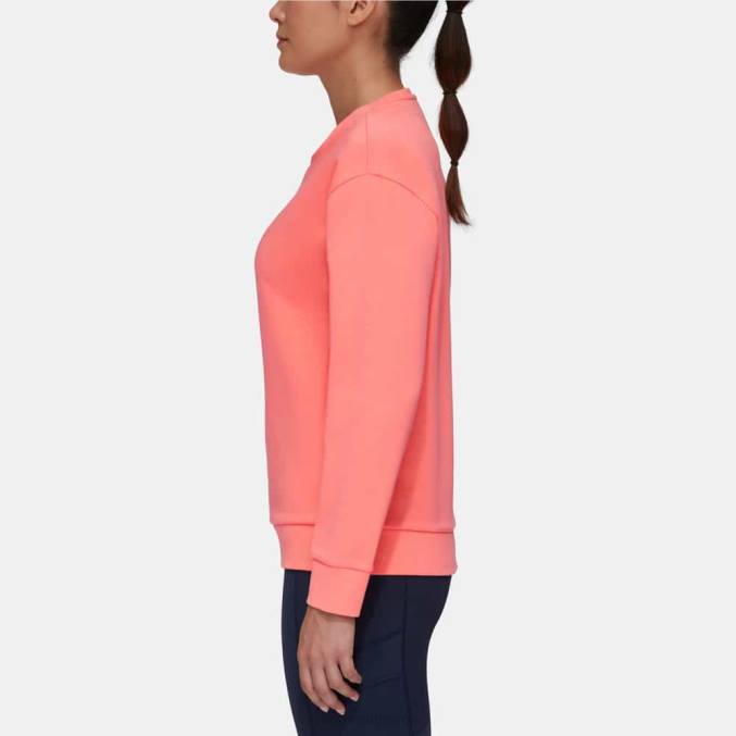 Mammut klær kvinner core ml logo med rund hals laks 8L8B1034