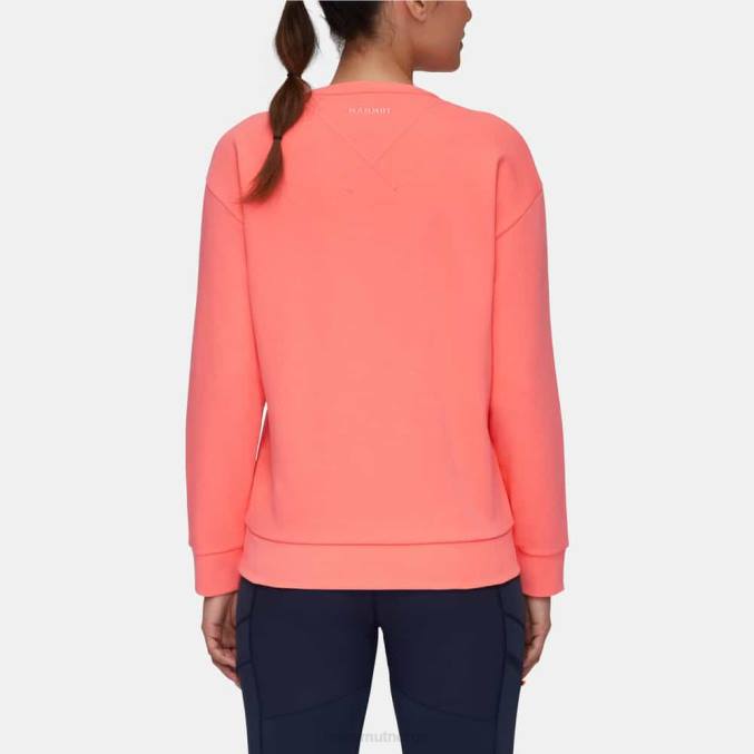 Mammut klær kvinner core ml logo med rund hals laks 8L8B1034