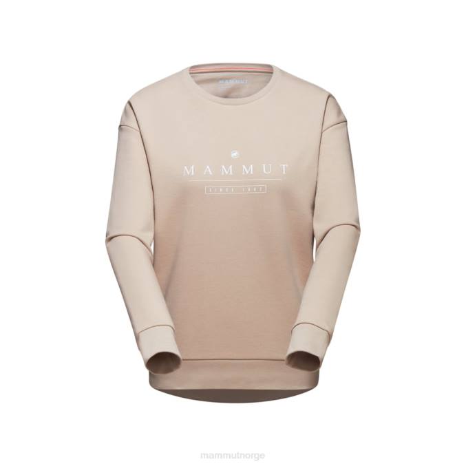 Mammut klær kvinner core ml logo med rund hals savanne 8L8B1035