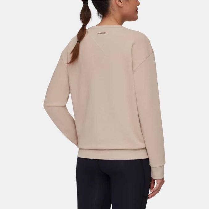 Mammut klær kvinner core ml logo med rund hals savanne 8L8B1035