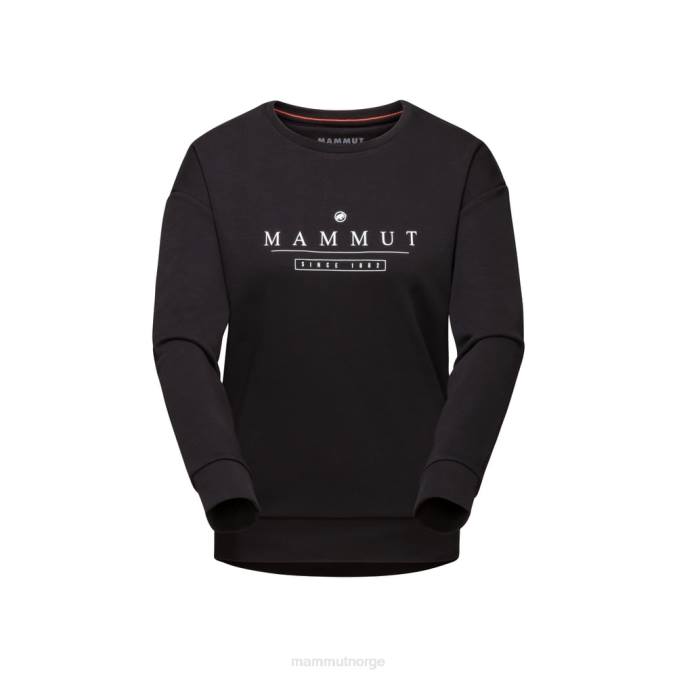Mammut klær kvinner core ml logo med rund hals svart 8L8B1033