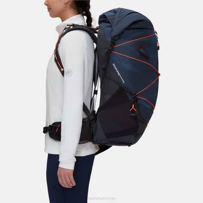 Mammut utstyr kvinner ducan ryggrad 50-60 marine-svart 8L8B486