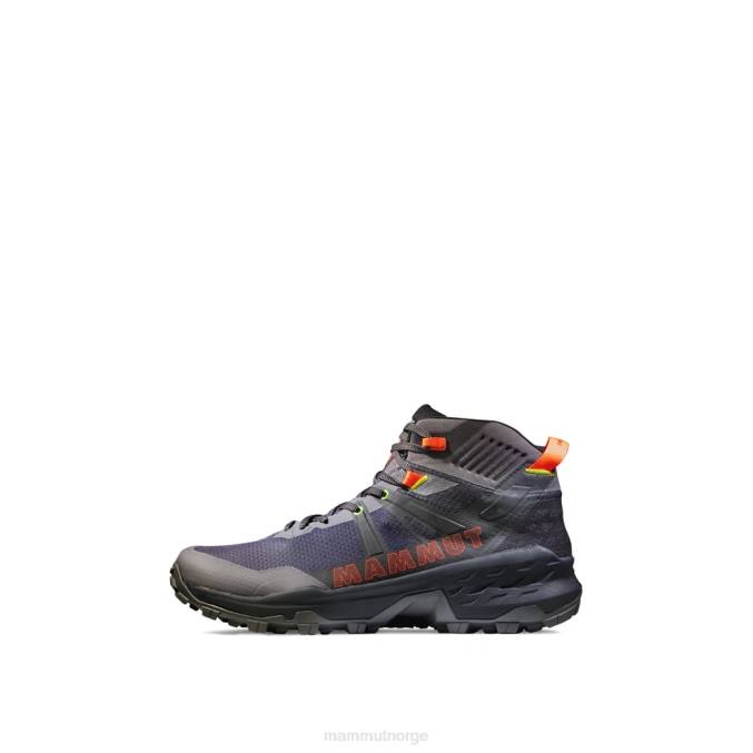 Mammut fottøy menn sertig ii mid gtx mørk titan-levende oransje 8L8B322