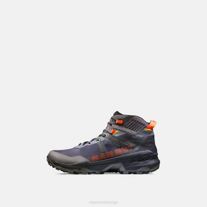 Mammut fottøy menn sertig ii mid gtx mørk titan-levende oransje 8L8B322