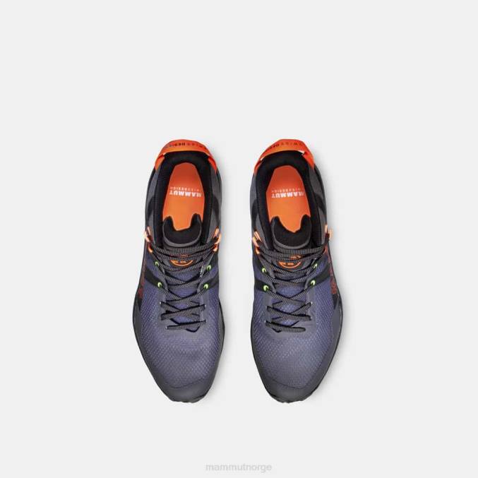 Mammut fottøy menn sertig ii mid gtx mørk titan-levende oransje 8L8B322