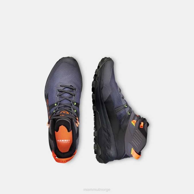 Mammut fottøy menn sertig ii mid gtx mørk titan-levende oransje 8L8B322