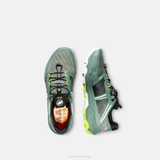 Mammut fottøy menn sertig tr lav mørk jade-hvit 8L8B1212