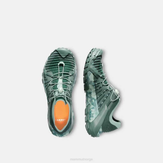 Mammut fottøy menn hueco knit ii lav mørk jade-jade 8L8B1244