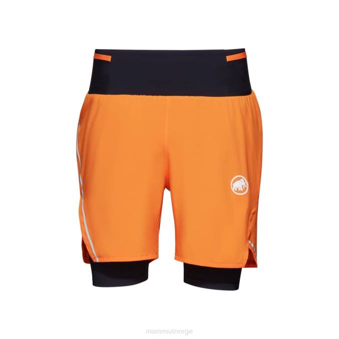 Mammut klær menn aenergy tr 2 i 1 shorts mørk mandarin-svart 8L8B974