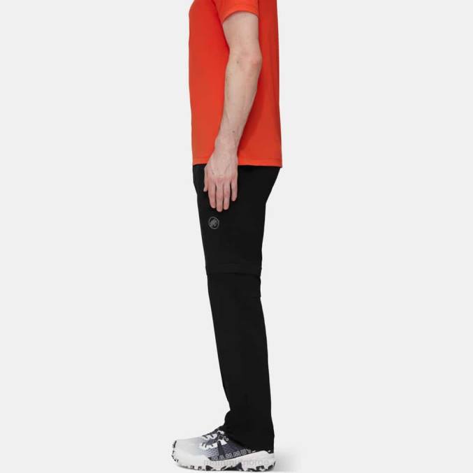 Mammut klær menn runbold zip off bukser svart 8L8B265