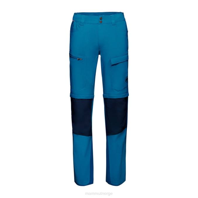 Mammut klær menn zinal hybrid bukser med glidelås dyp is-marin 8L8B1103