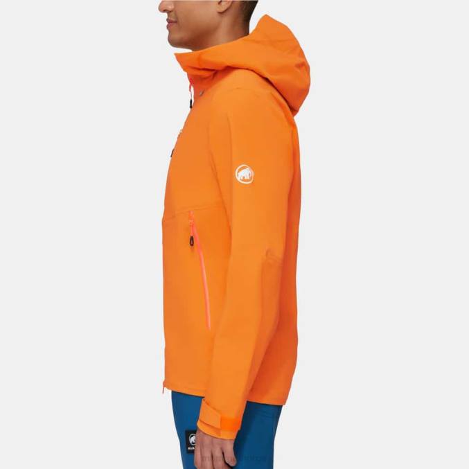 Mammut klær menn alto guide hs hettejakke mørk mandarin 8L8B697