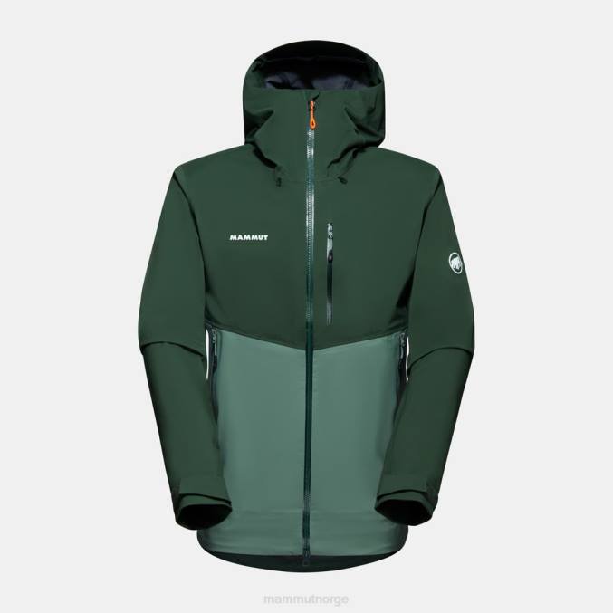 Mammut klær menn alto guide hs hettejakke mørke jade-tre 8L8B698