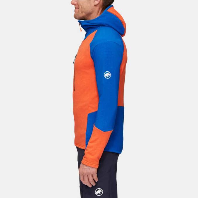 Mammut klær menn eiswand advanced ml hettejakke arumita-azurit 8L8B967