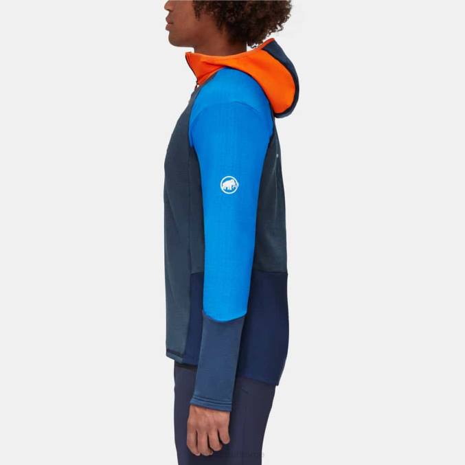 Mammut klær menn eiswand advanced ml hettejakke natt-azurit 8L8B969