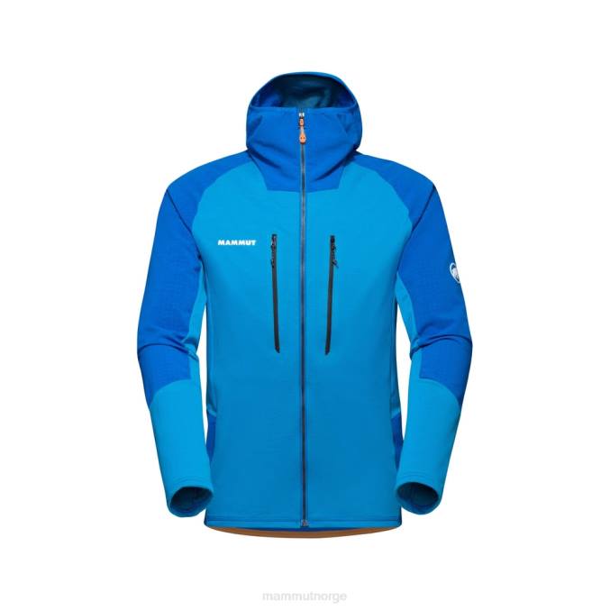 Mammut klær menn eiswand advanced ml hettejakke tarn-azurit 8L8B968