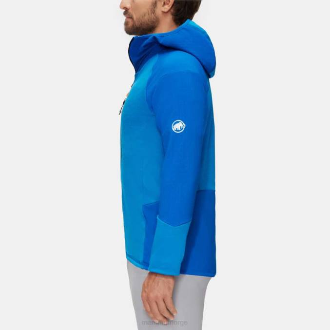 Mammut klær menn eiswand advanced ml hettejakke tarn-azurit 8L8B968