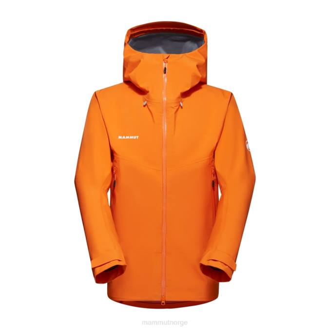 Mammut klær menn krater hs hettejakke mørk mandarin 8L8B772