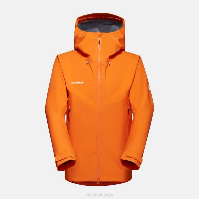 Mammut klær menn krater hs hettejakke mørk mandarin 8L8B772