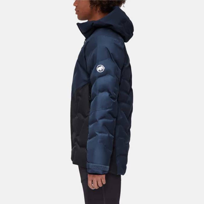 Mammut klær menn photics ski hs termo-hettejakke svart-marin 8L8B689