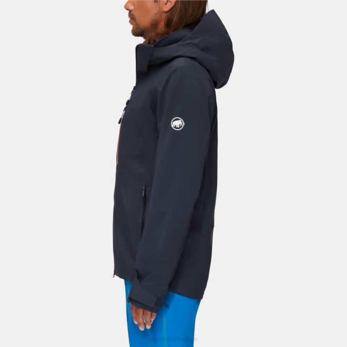 Mammut klær menn stoney hs jakke marine levende oransje 8L8B752