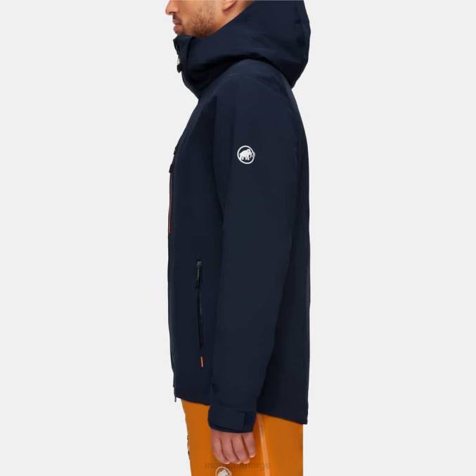 Mammut klær menn stoney hs termojakke marine levende oransje 8L8B768
