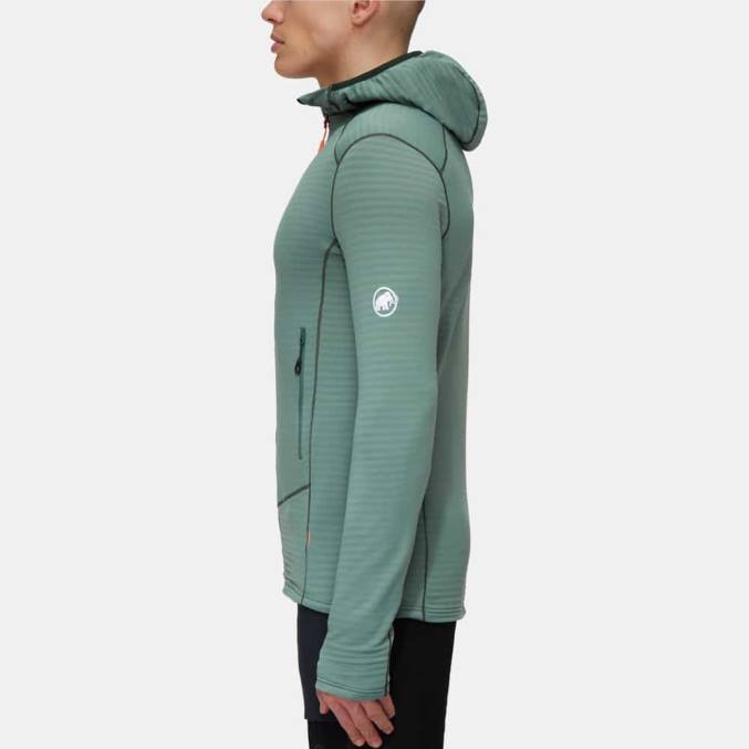 Mammut klær menn taiss light ml hettejakke mørke jade-tre 8L8B637