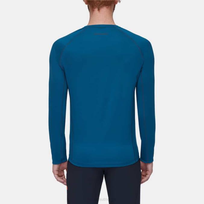 Mammut klær menn selun fl longsleeve logo dyp is 8L8B871