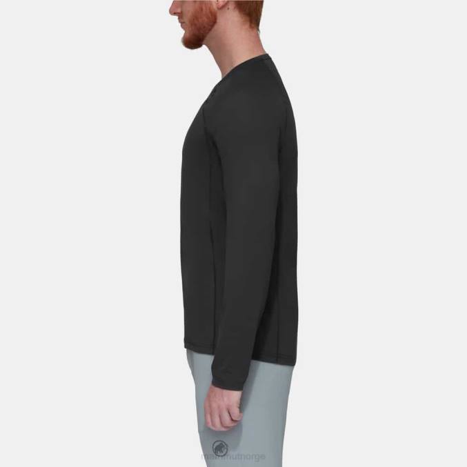 Mammut klær menn selun fl longsleeve logo svart 8L8B143