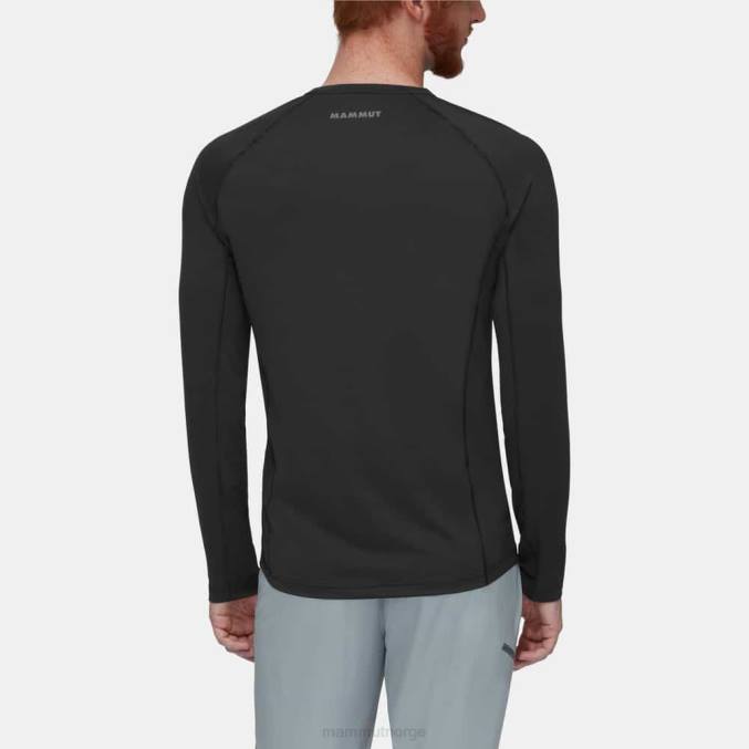 Mammut klær menn selun fl longsleeve logo svart 8L8B143