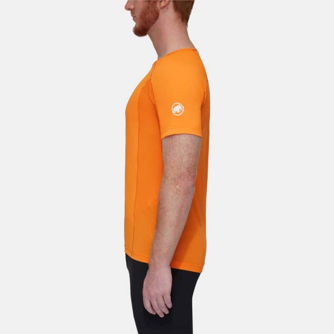 Mammut klær menn aenergy fl t-skjorte mandarin-mørk mandarin 8L8B864