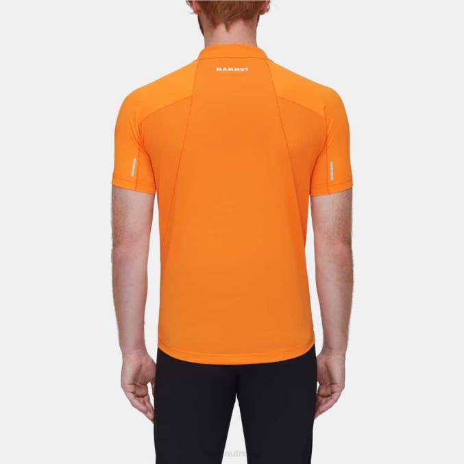 Mammut klær menn aenergy fl t-skjorte med halv glidelås mandarin-mørk mandarin 8L8B852