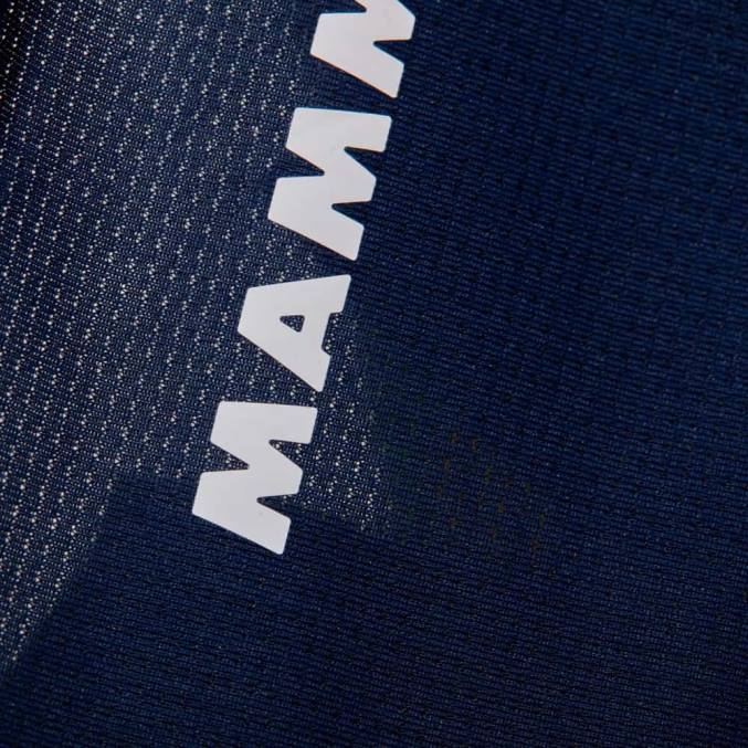 Mammut klær menn aenergy fl t-skjorte med halv glidelås marine 8L8B853
